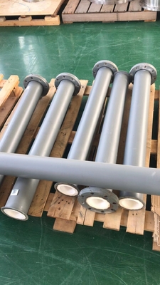 Pipe en acier au carbone en céramique revêtue et résistante à l'usure personnalisable pour les applications lourdes