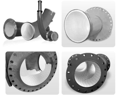 Pipe/coude en acier inoxydable en acier carbone en céramique pour diverses industries